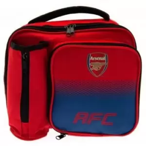 Arsenal FC Fade Lunch Bag with Bottle Holder (One Size) (Red/Blue)