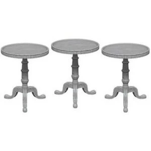 Pathfinder Deep Cuts Unpainted Miniatures Small Round Tables