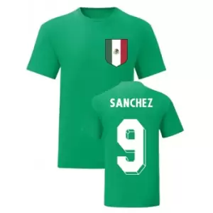Hugo Sanchez Mexico National Hero Tees Green T-Shirt