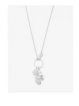 Mint Velvet Charm Pendant Necklace - Silver