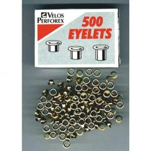 Rexel No. 2 Eyelets Brass - Box of 500 - Outer carton of 10