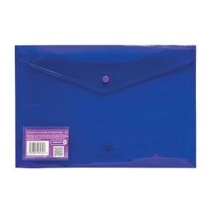 Concord Stud Wallet File Vibrant Polypropylene Foolscap Purple Pack of