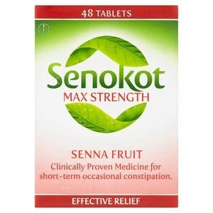 Senokot Max Strength Constipation Relief Tablets x48