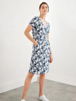 White Stuff Rosemary Sustainable Dress - Teal