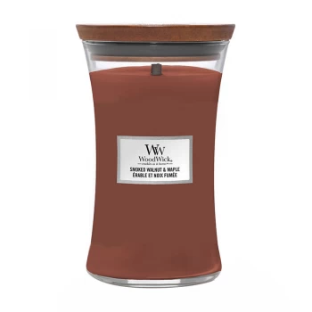 WoodWick Smoked Walnut & Maple Large Jar Candle