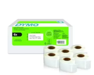 Dymo 2177564 Return Address Labels 25mm x 54mm Self-Adhesive White