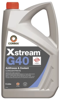 Xstream G40 Antifreeze & Coolant - Concentrated - 5 Litre XSG405L COMMA