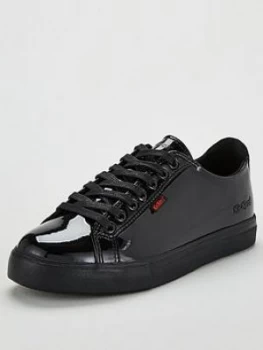 Kickers Tovni Lacer Trainers - Black, Size 5, Women
