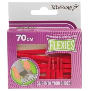 Mr Lacy Flexies Elastic Laces - Red
