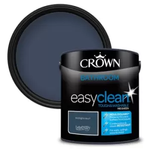 Crown Easyclean Bathroom Paint Midnight Navy 2.5L