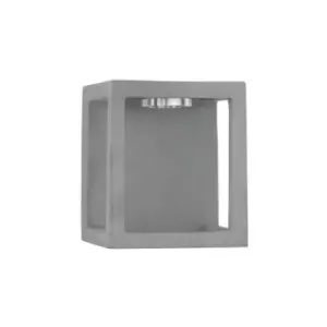 Baton Outdoor Modern Wall Lamp Grey Cement Glass LED 5W 200Lm 3000K IP65 - Merano