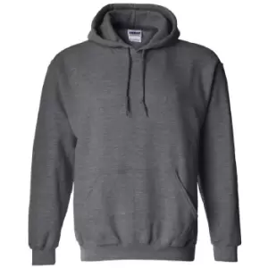 Gildan Heavy Blend Adult Unisex Hooded Sweatshirt / Hoodie (2XL) (Dark Heather)
