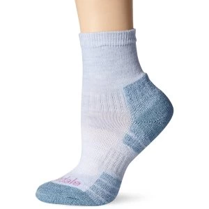 Bridgedale Woolfusion Trail Light Womens Sock Grey and Smokey Blue Large
