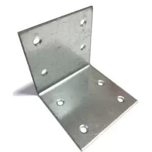 Angle Corner Bracket Metal Wide Zinc Plated Repair Brace Strong - Size 60x60x60x2mm - Pack of 30
