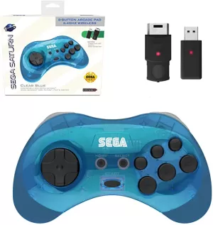 Retro Bit Sega Saturn Wireless Controller Gamepad