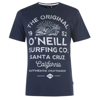 ONeill Mens Muir T-Shirt - Ink Blue