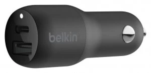 Belkin 30W USB-C Power Delivery Dual Car Charger