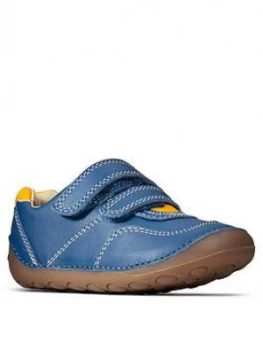Clarks Boys Tiny Dusk Pre Walker Shoe, Blue, Size 2.5 Younger
