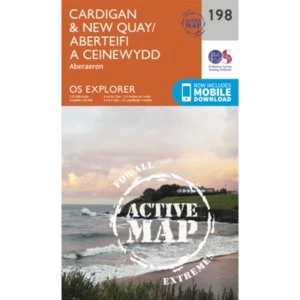 Cardigan and New Quay, Aberaeron by Ordnance Survey (Sheet map, folded, 2015)