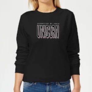 Channeling My Inner Unicorn Womens Sweatshirt - Black - 5XL