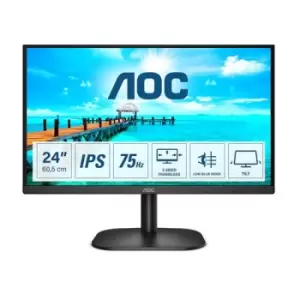 AOC B2 24B2XH/EU LED display 60.5cm (23.8") 1920 x 1080 pixels Full HD Black