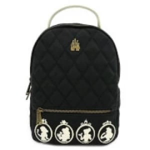 Loungefly Disney Princess Faux Leather Quilted Mini Backpack