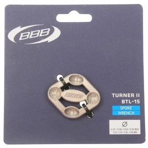 BBB Turner 2 Spoke Key - Silver