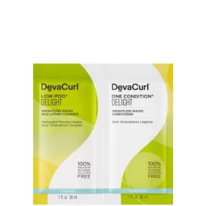 DevaCurl Low Poo Delight and One Condition Delight 57ml
