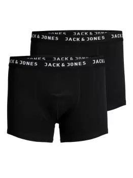 JACK & JONES 2-pack Trunks Men Black