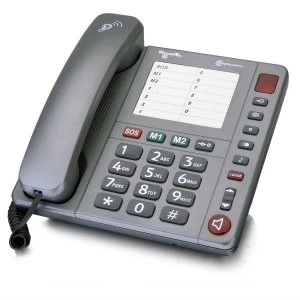 Amplicomms Powertel 90 Big Button Amplified Corded Phone