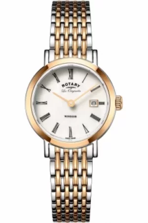 Ladies Rotary Swiss Made Windsor Quartz Watch LB90155/01