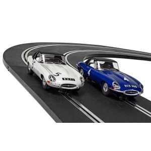 Jaguar E-Type First Win 1961 Twin Pack Limited Edition 1:32 Scalextric Car