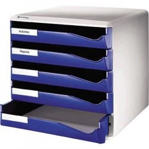 Leitz Desk drawer box 5280-00-35 Blue A4 No. of compartments: 5