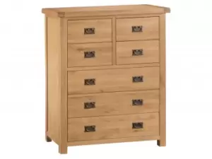 Kenmore Waverley Oak 34 Drawer Tall Chest of Drawers Assembled