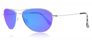 Maui Jim Baby Beach Sunglasses Silver B245-17 Polariserade 56mm