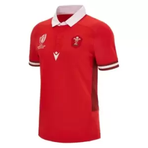 Macron Wales Rugby Limited Edition Home Shirt 2023 2024 Adults - Red