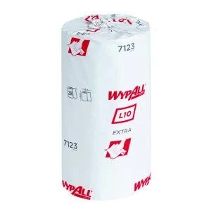 Wypall L10 Wiper Roll 1-Ply Blue Pack of 12 7123