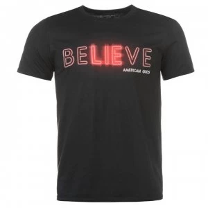 Official American Gods T Shirt Mens - Believe
