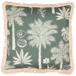 Colonial Palm Fringed Cushion Forest