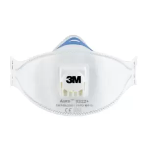 3M Aura Disposable Dust Mask 9322+, Pack Of 2