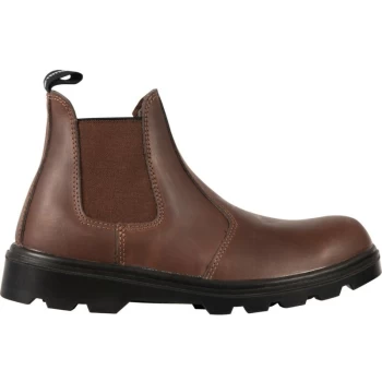 Brown Dealer Safety Boots - Size 6 - Tuffsafe