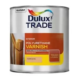 Dulux Trade Polyurethane Varnish Clear Satin 2.5L