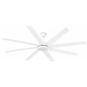 Faro Century LED White 8 Blade Ceiling Fan With DC Motor Smart