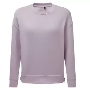 TriDri Womens/Ladies Recycled Zipped Sweatshirt (S) (Lilac)