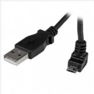 StarTech 1m Micro USB Cable - A to Up Angle Micro B