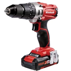 Einhell Power-X-Change 18V Cordless Combi Drill with 2 x 1.4AH Battery and Carry Case