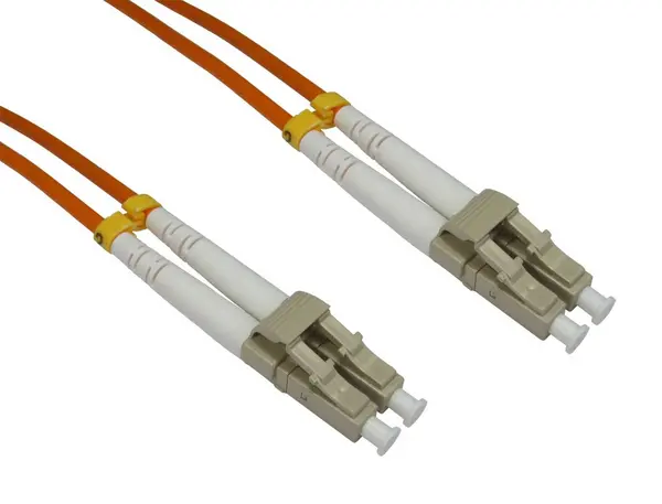 2m Fibre Optic Cable OM2, LC-LC Orange