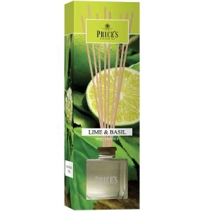 Price's Candles Lime & Basil Reed Diffuser - 100ml