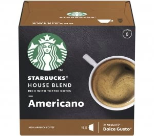 Dolce Gusto House Blend Americano Coffee Pods - Pack of 12