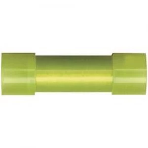 Butt joint 4 mm2 6 mm2 Insulated Yellow